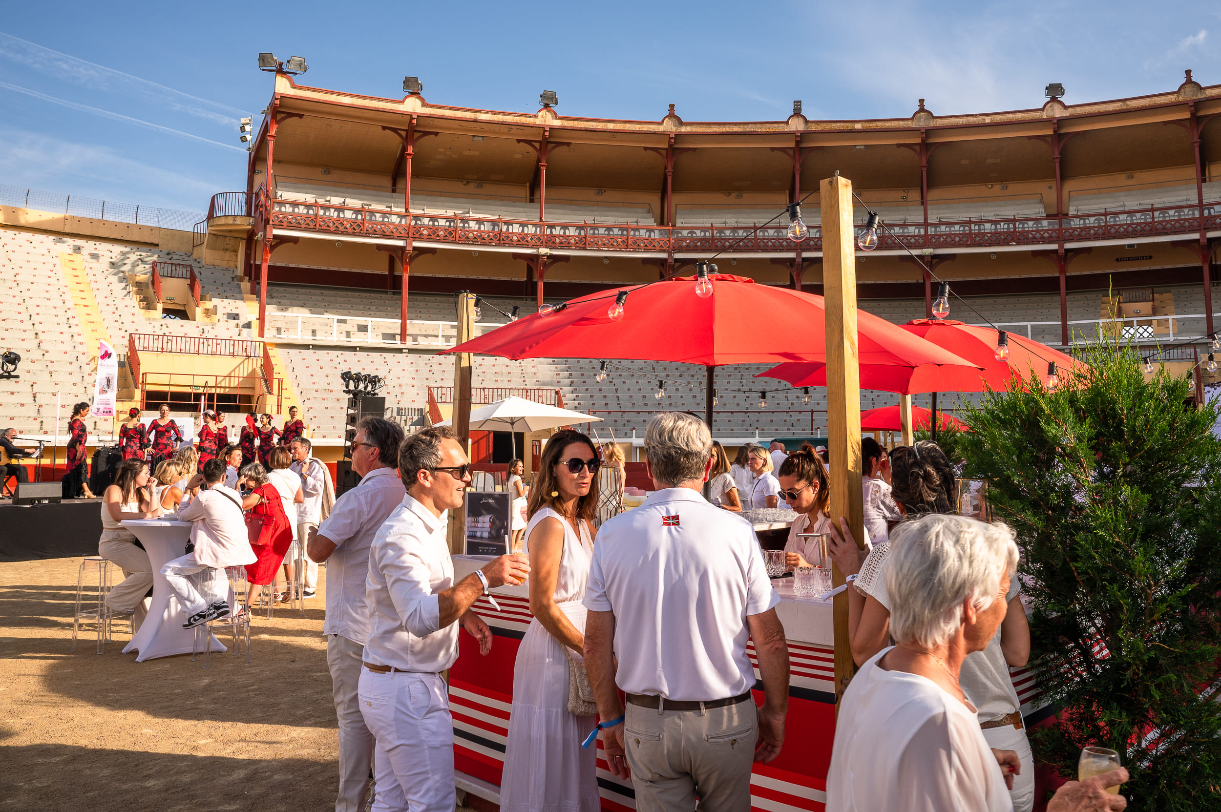 Soirée en été aux arènes