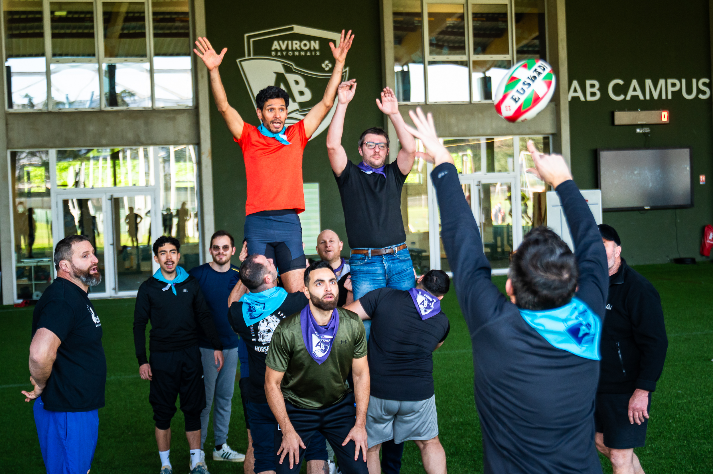 Séminaire TSO CATÉNAIRES stade Jean Dauger Aviron Bayonnais Events team building rugby © Mathieu Prat