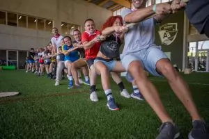 Soka tira ou le tir à la corde, à l'Aviron Bayonnais