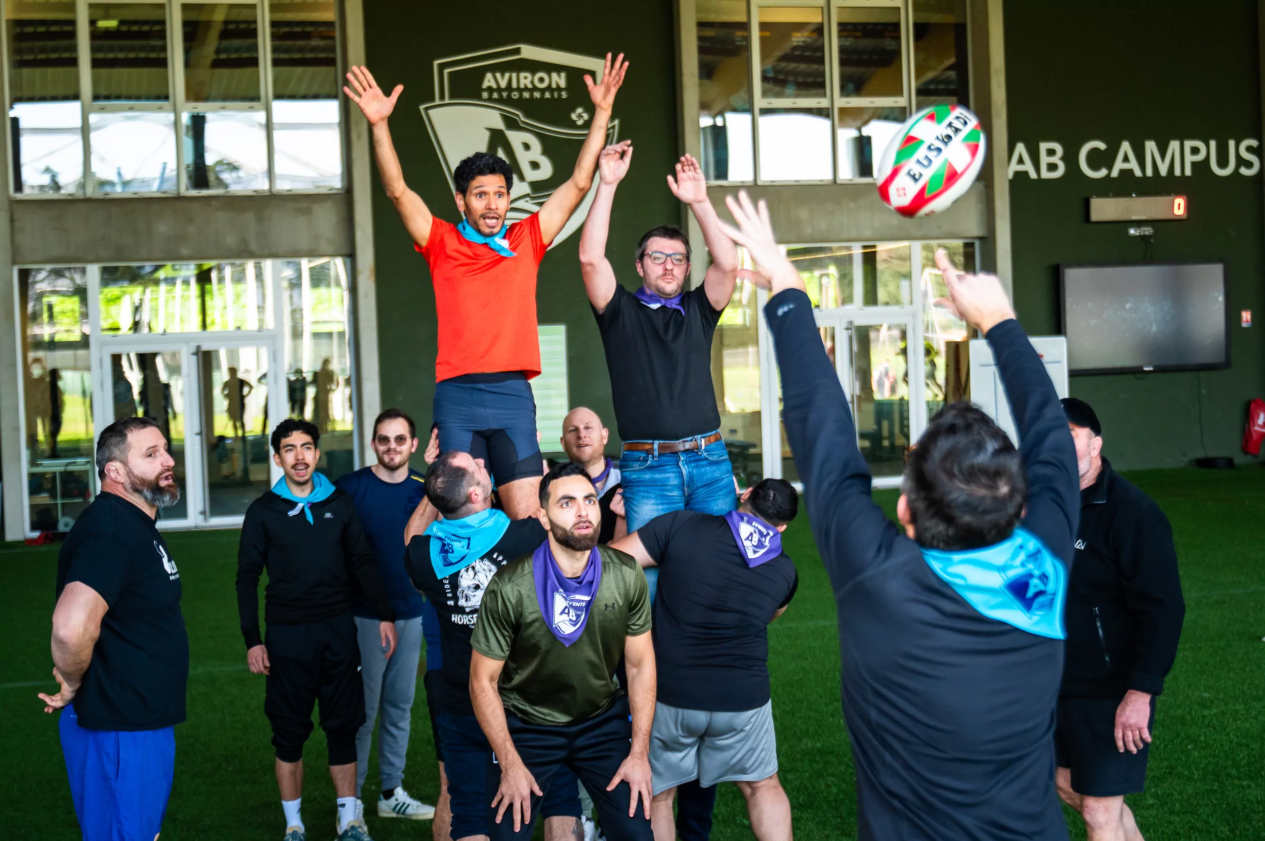 Séminaire TSO CATÉNAIRES stade Jean Dauger Aviron Bayonnais Events team building rugby © Mathieu Prat